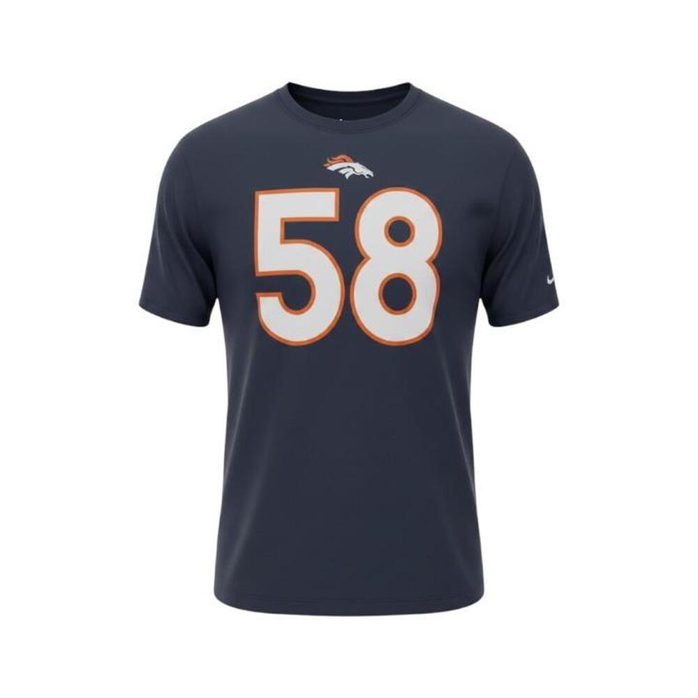 Show your team spirit with this Nike Denver Broncos t-shirt featuring the number